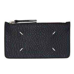 Maison Margiela Black Four Stitches Card Holder